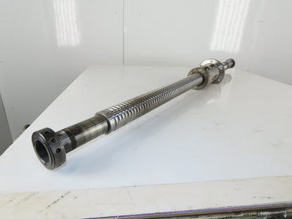 THK 30133 50mm Ball Screw 10mm Lead 2 T/I Ball Nut 850mm Travel 52-1/4" OAL