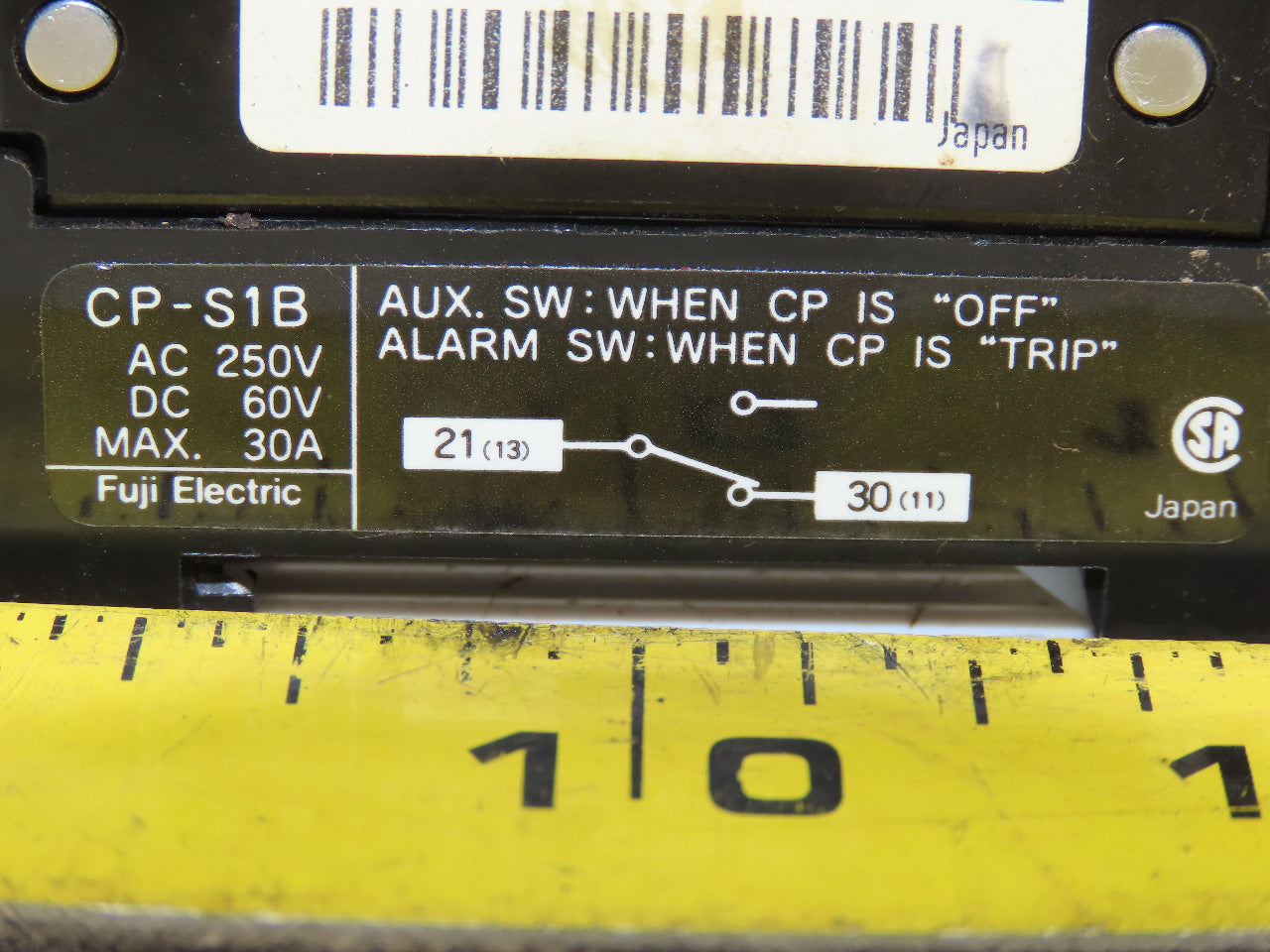Fuji CP31W/5W 5 Amp Breaker 250V 50/60Hz Lot Of 2