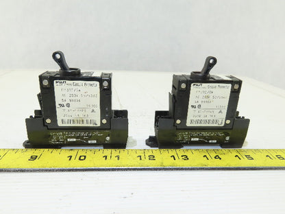 Fuji CP31W/5W 5 Amp Breaker 250V 50/60Hz Lot Of 2
