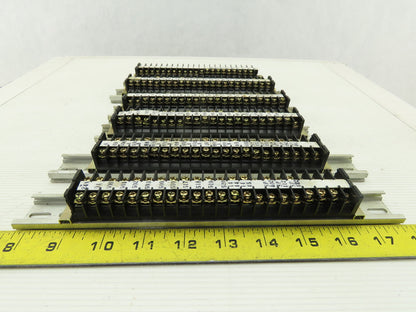 Togi Wire Terminal Block On Rail Lot Of 130