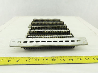 Togi Wire Terminal Block On Rail Lot Of 130