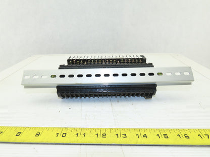 Kasuga TT10S 600V 2 Stage Step Wire Terminal Block On Rail Lot Of 40