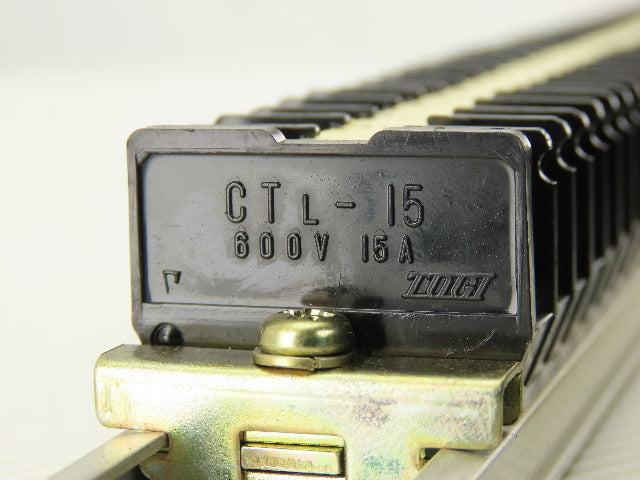 Togi CTL-15 600V 15A Wire Terminal Block On Rail Lot Of 140