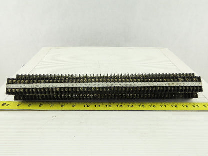 Idec BNDH15 600V 2 Stage Step Electrical Wire Terminal Block On Rail Lot Of 50