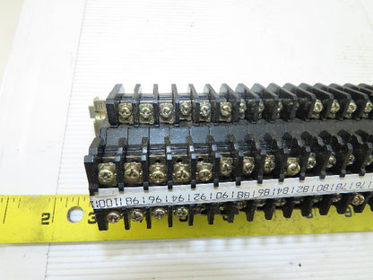 Idec BNDH15 600V 2 Stage Step Electrical Wire Terminal Block On Rail Lot Of 50