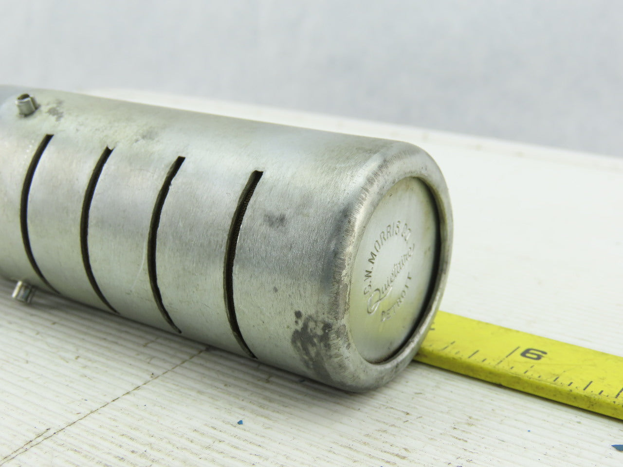 CW Morris Quietaire Stainless Steel Air Flow Silencer Muffler 1" Port