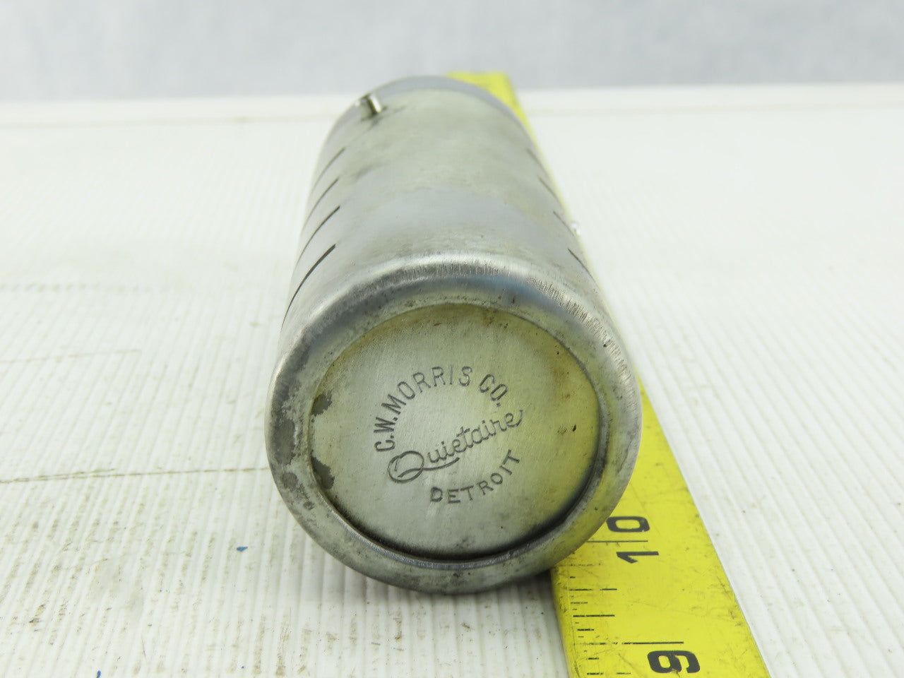 CW Morris Quietaire Stainless Steel Air Flow Silencer Muffler 1" Port