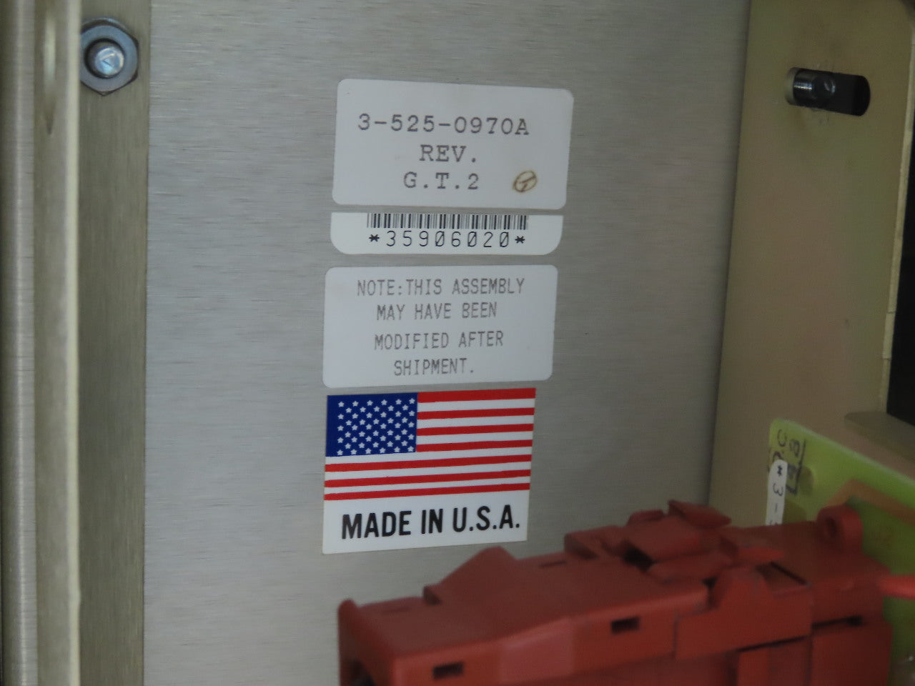 Cincinnati Milacron 3-525-0970A Cinturn Series 2216C CNC Lathe Operator Control