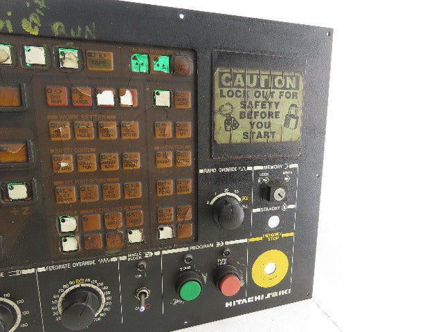 Hitachi Seiki EN1027B Vertical Machining Center Master Control Keyboard