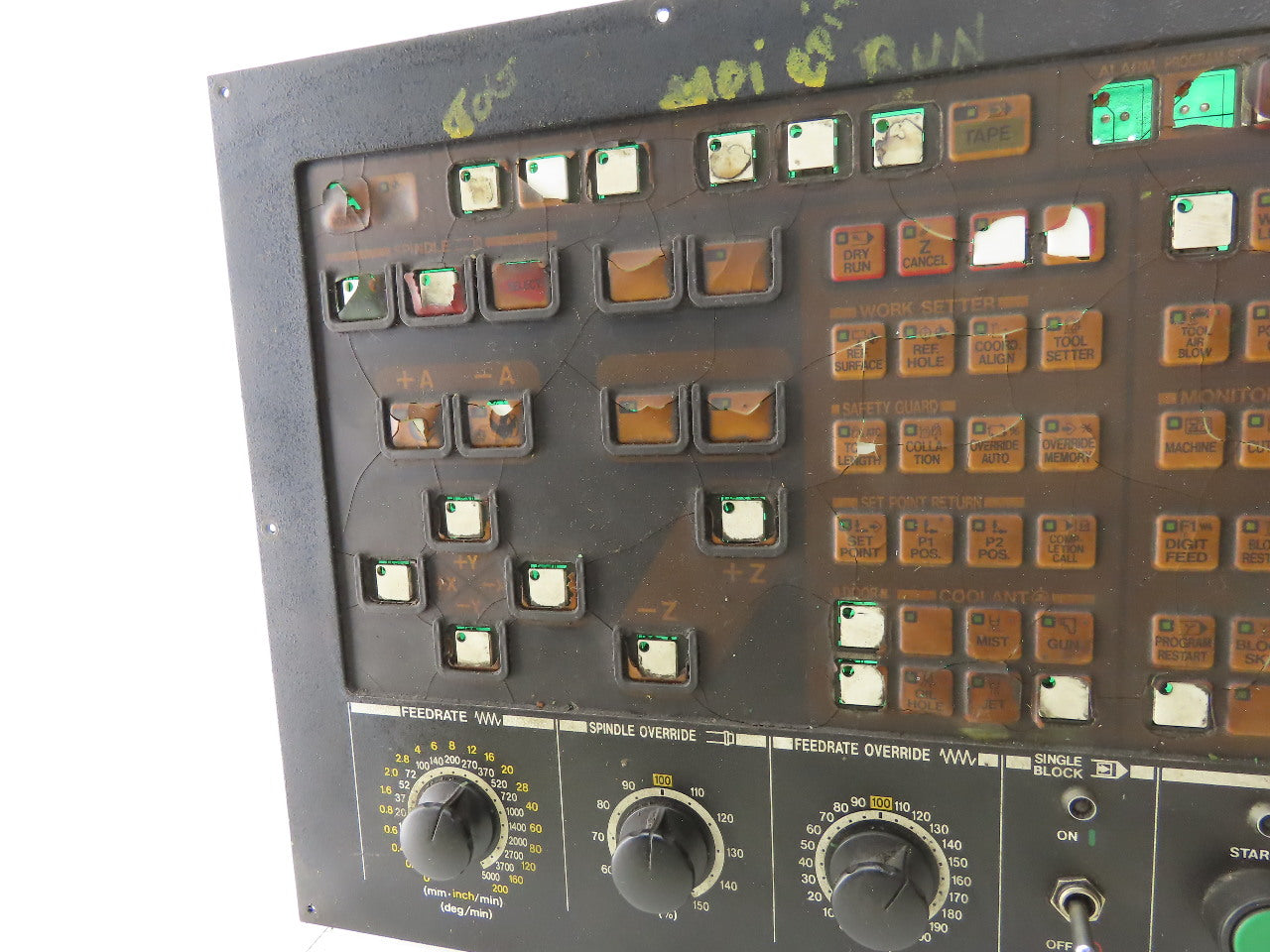 Hitachi Seiki EN1027B Vertical Machining Center Master Control Keyboard