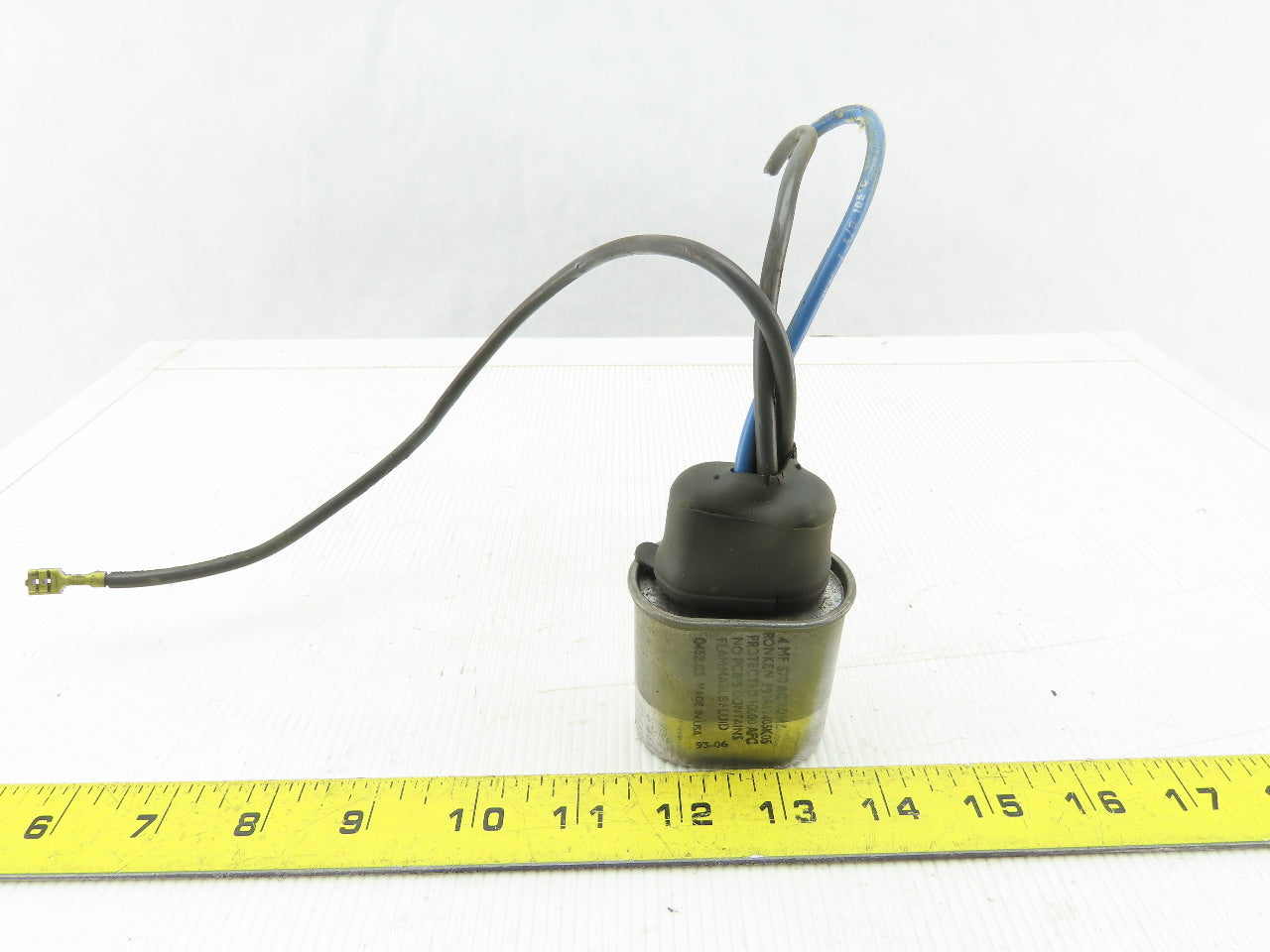 Ronken P91A12405K05 4 mF 370V 60Hz Capacitor