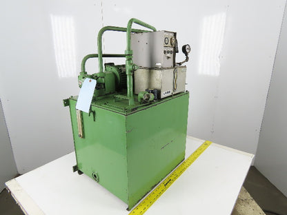 Nippon TOP-203LE Hydraulic Power Unit 0.4kW 200/220V 3Ph 27 Gallon