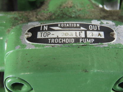 Nippon TOP-203LE Hydraulic Power Unit 0.4kW 200/220V 3Ph 27 Gallon
