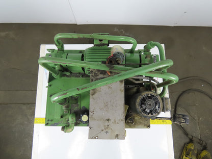Nippon TOP-203LE Hydraulic Power Unit 0.4kW 200/220V 3Ph 27 Gallon