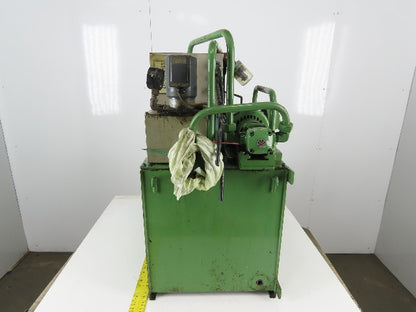 Nippon TOP-203LE Hydraulic Power Unit 0.4kW 200/220V 3Ph 27 Gallon