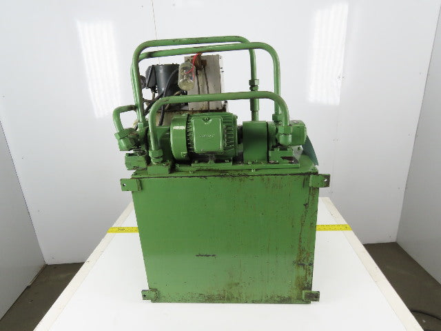 Nippon TOP-203LE Hydraulic Power Unit 0.4kW 200/220V 3Ph 27 Gallon