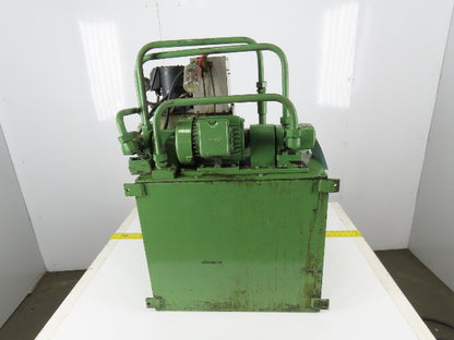 Nippon TOP-203LE Hydraulic Power Unit 0.4kW 200/220V 3Ph 27 Gallon