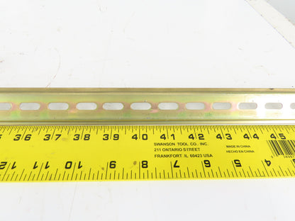 Omega 3F DIN Rail  25mm wide x 7.5mm High 79" OAL