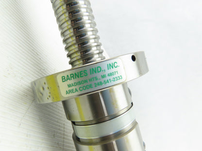 Barnes 32mm OD x 6.5mm Lead 4-1/2 Turns Per Inch 14.325" Travel 31-1/2" OAL