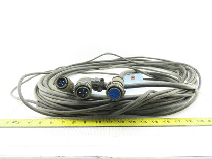 Robotic Servo Motor Main Power And Encoder Cable 3 Terminations See Info