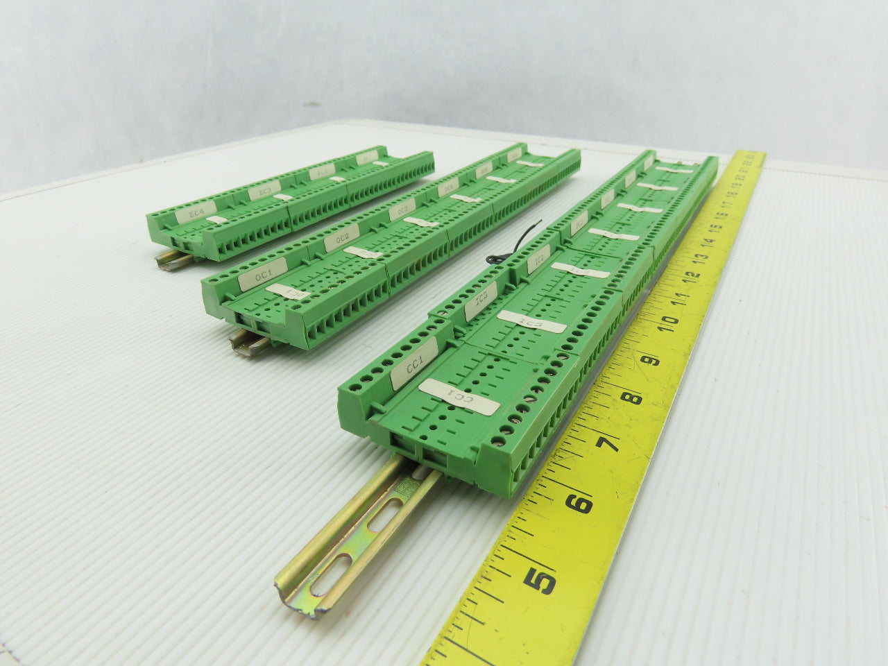 Phoenix Contact MSTBH 1.5 10 Point Wire Terminal Block For 15mm Rail Lot Of 17