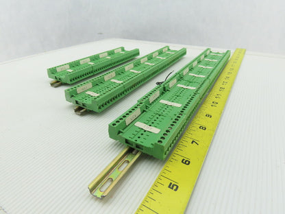 Phoenix Contact MSTBH 1.5 10 Point Wire Terminal Block For 15mm Rail Lot Of 17