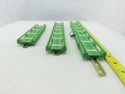 Phoenix Contact MSTBH 1.5 10 Point Wire Terminal Block For 15mm Rail Lot Of 17