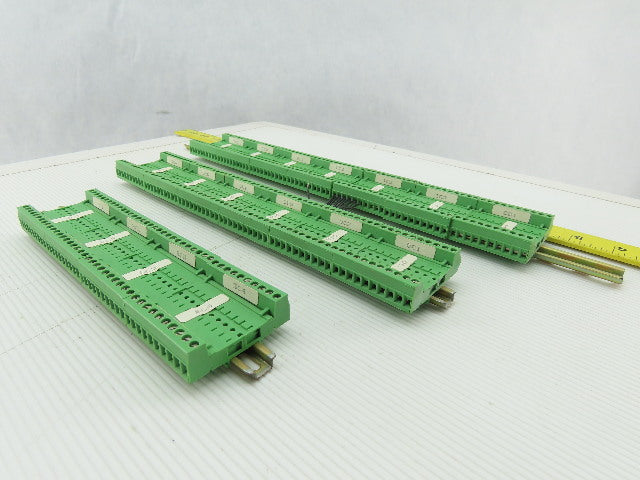 Phoenix Contact MSTBH 1.5 10 Point Wire Terminal Block For 15mm Rail Lot Of 17