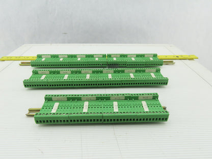 Phoenix Contact MSTBH 1.5 10 Point Wire Terminal Block For 15mm Rail Lot Of 17