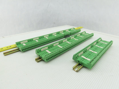 Phoenix Contact MSTBH 1.5 10 Point Wire Terminal Block For 15mm Rail Lot Of 17
