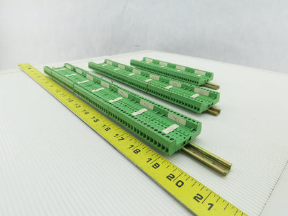 Phoenix Contact MSTBH 1.5 10 Point Wire Terminal Block For 15mm Rail Lot Of 17