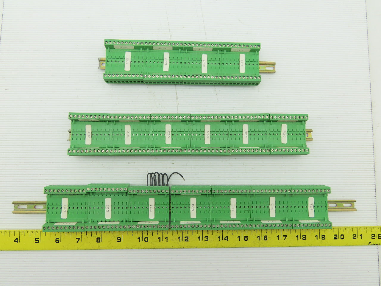 Phoenix Contact MSTBH 1.5 10 Point Wire Terminal Block For 15mm Rail Lot Of 17