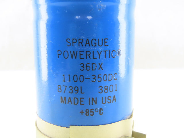 Sprague 36DX Powerlytic 1100-350DC Capacitor