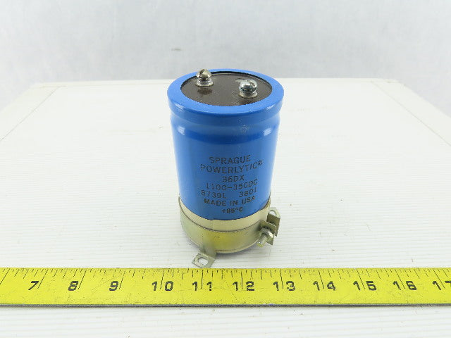 Sprague 36DX Powerlytic 1100-350DC Capacitor