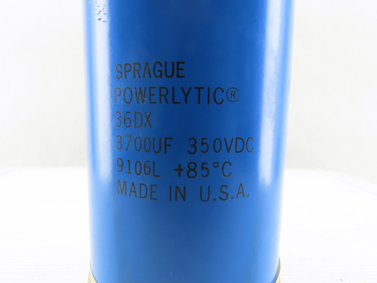 Sprague 36DX Powerlytic 3700uF 350VDC Capacitor