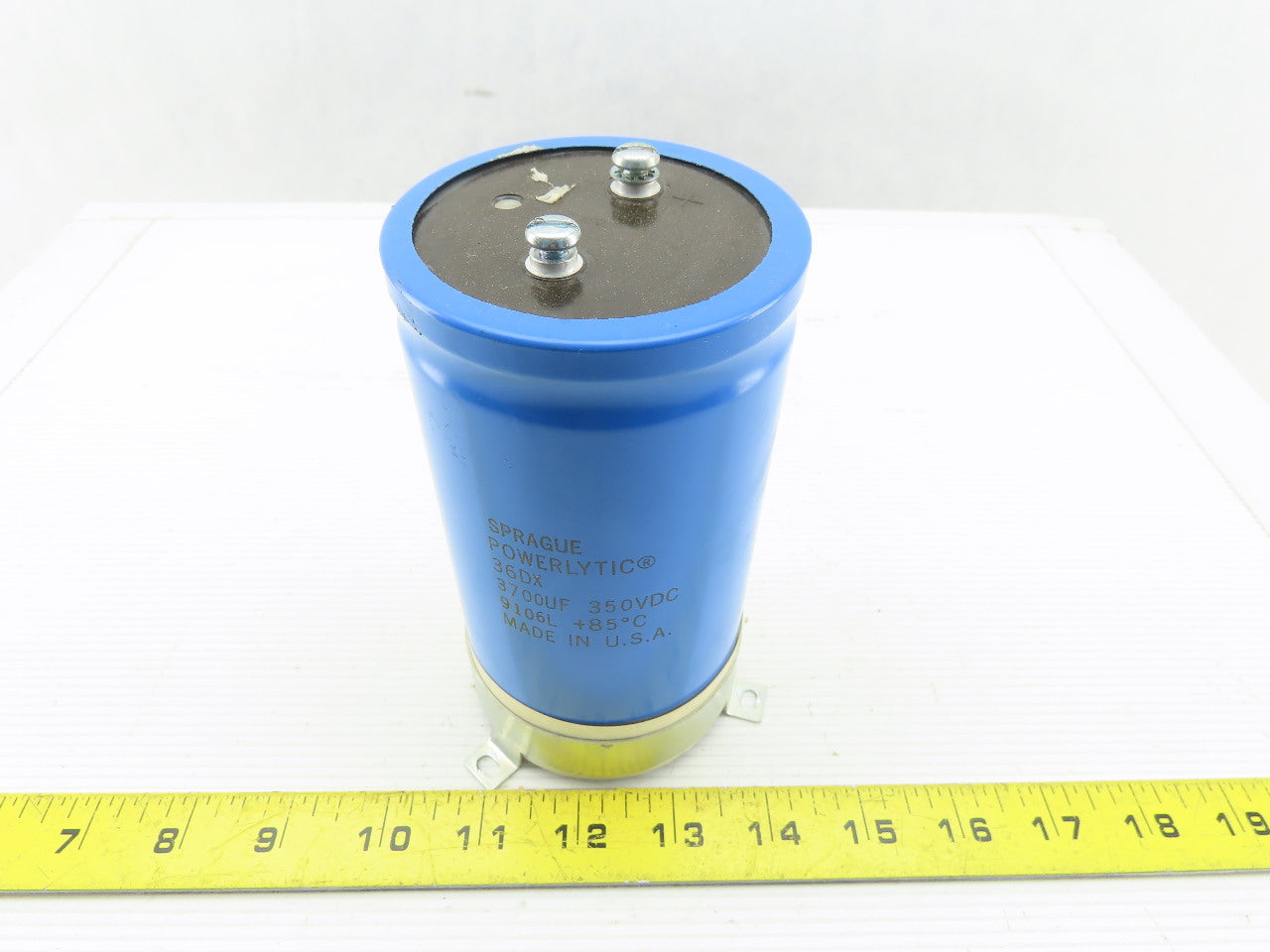 Sprague 36DX Powerlytic 3700uF 350VDC Capacitor