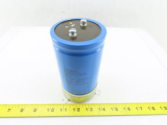 Sprague 36DX Powerlytic 3700uF 350VDC Capacitor