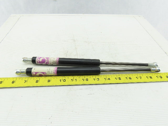 Suspa C16-07944 13" Gas Prop Rod Holding Spring 3/8" Ball Socket Lot Of 2