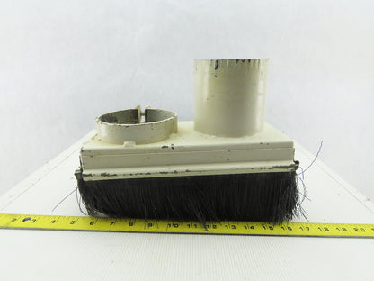 11" x 6" CNC Router Dust Vacuum Suction Boot Shoe Brush 4" Duct