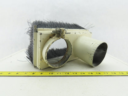 11" x 6" CNC Router Dust Vacuum Suction Boot Shoe Brush 4" Duct