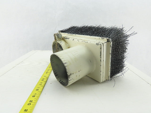 11" x 6" CNC Router Dust Vacuum Suction Boot Shoe Brush 4" Duct