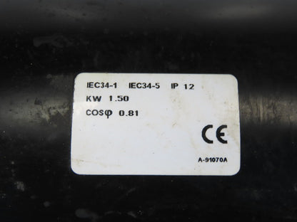 1.5kW 460V 60Hz 1-1/2"x1" Flange Mount Motor Pump