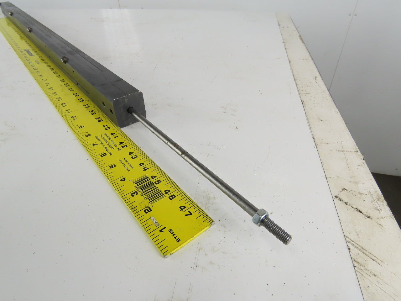 Mechanical Stop Bar Position Alignment Rod Actuated Spool Holder 45-1/4" OAL
