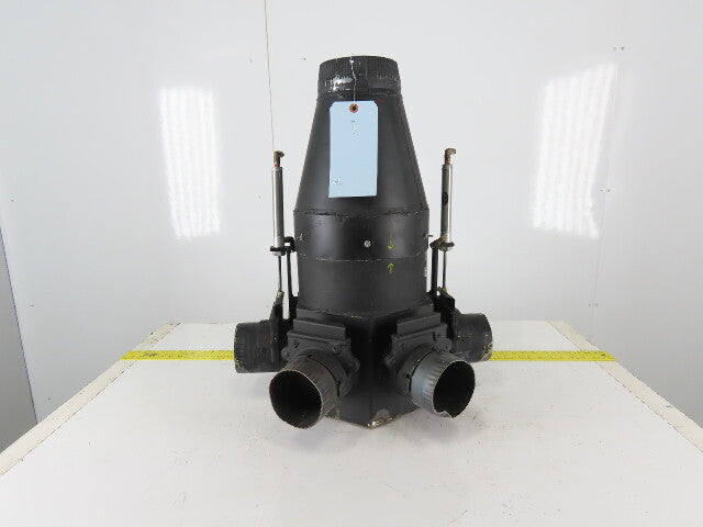 6 Way Branch Vacuum Dust Collection Central Splitter 4" x 6" Duct