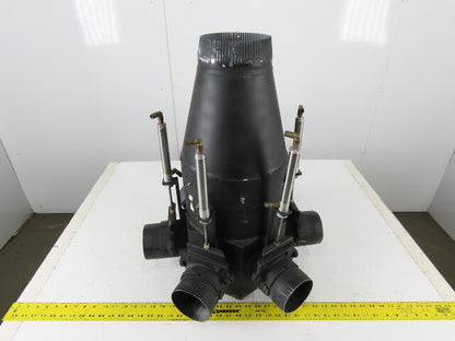 6 Way Branch Vacuum Dust Collection Central Splitter 4" x 6" Duct