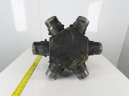 6 Way Branch Vacuum Dust Collection Central Splitter 4" x 6" Duct