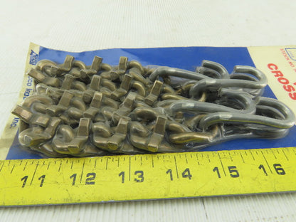 Acco Weed Stock No. 5832 Snow Chain Reinforced V-Bar Cross Chain 10 Link