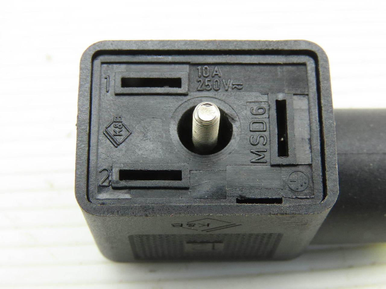 Canfield Connector 5300-1010000 250V 10A Solenoid Connector Lot Of 2