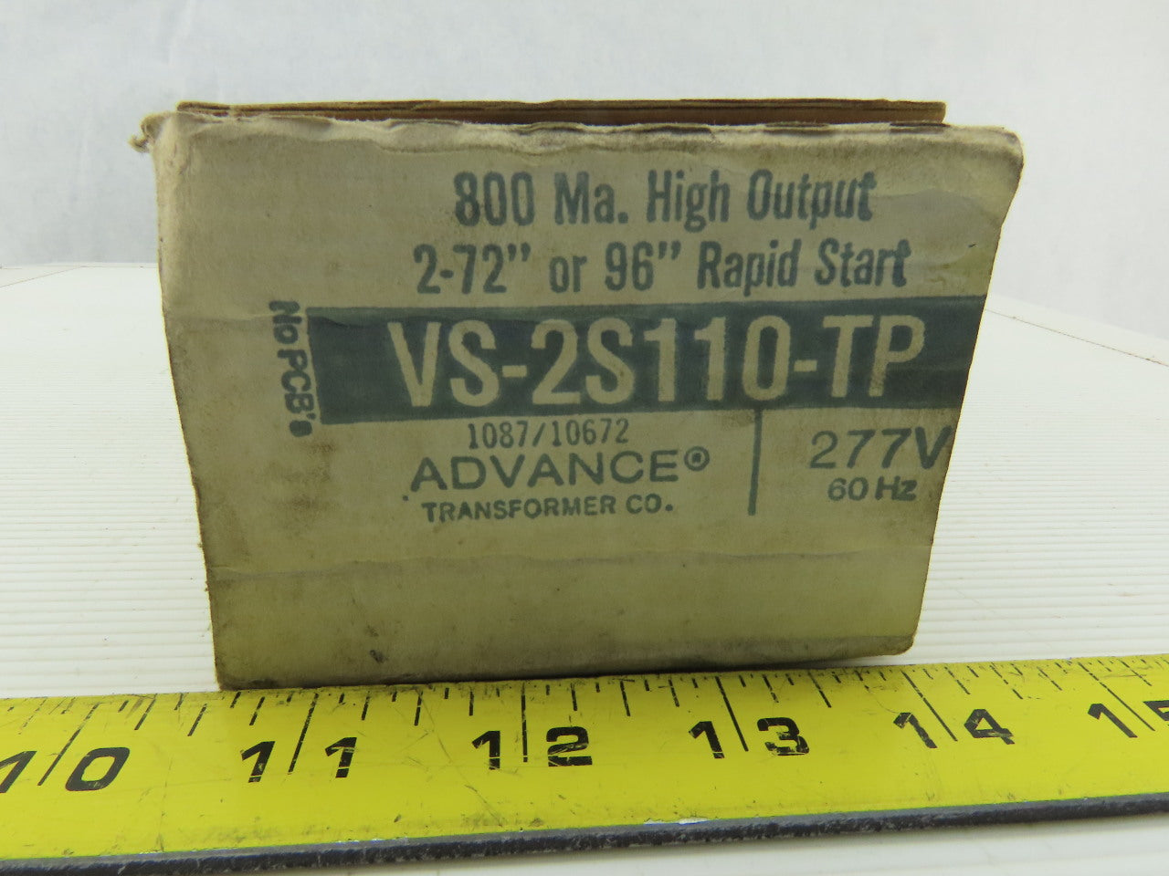 Advance VS-2S110-TP 277V 2-72" or 96" Rapid Start Ballast