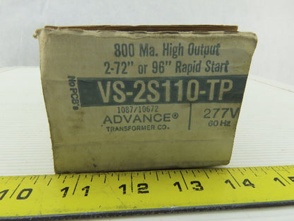 Advance VS-2S110-TP 277V 2-72" or 96" Rapid Start Ballast